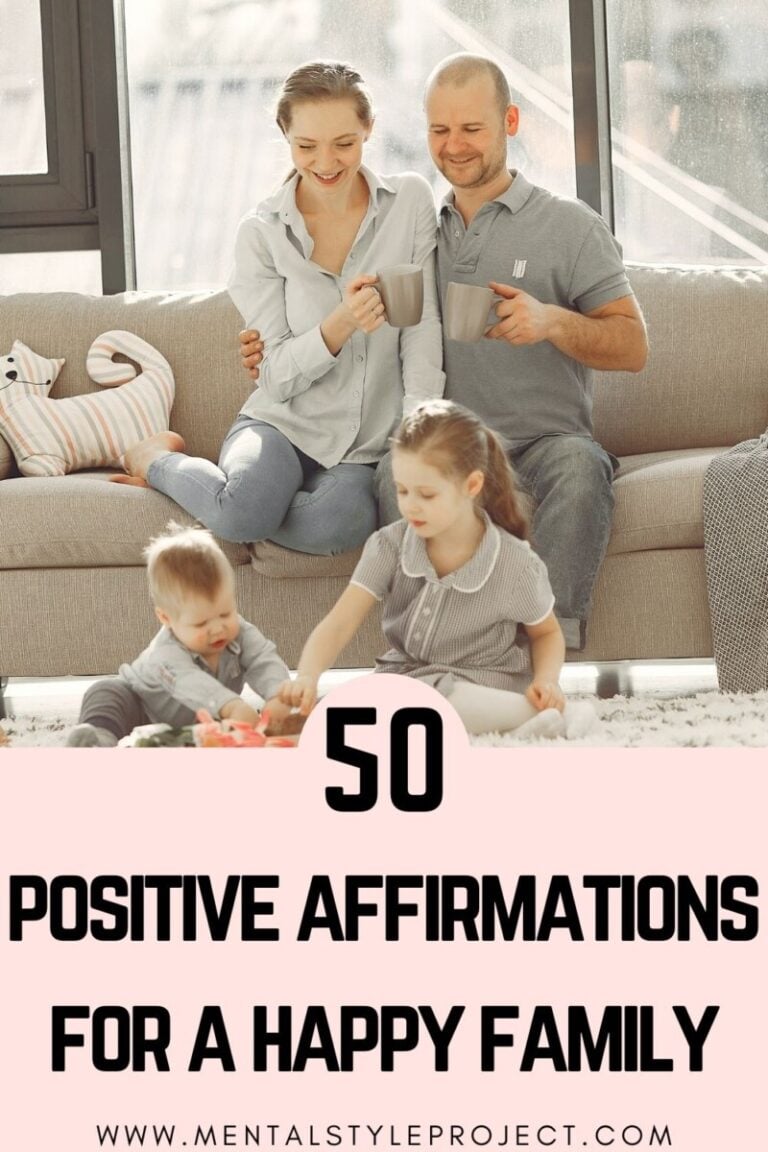50 Family Affirmations For A Strong Happy Families +FREE Printable - MSP